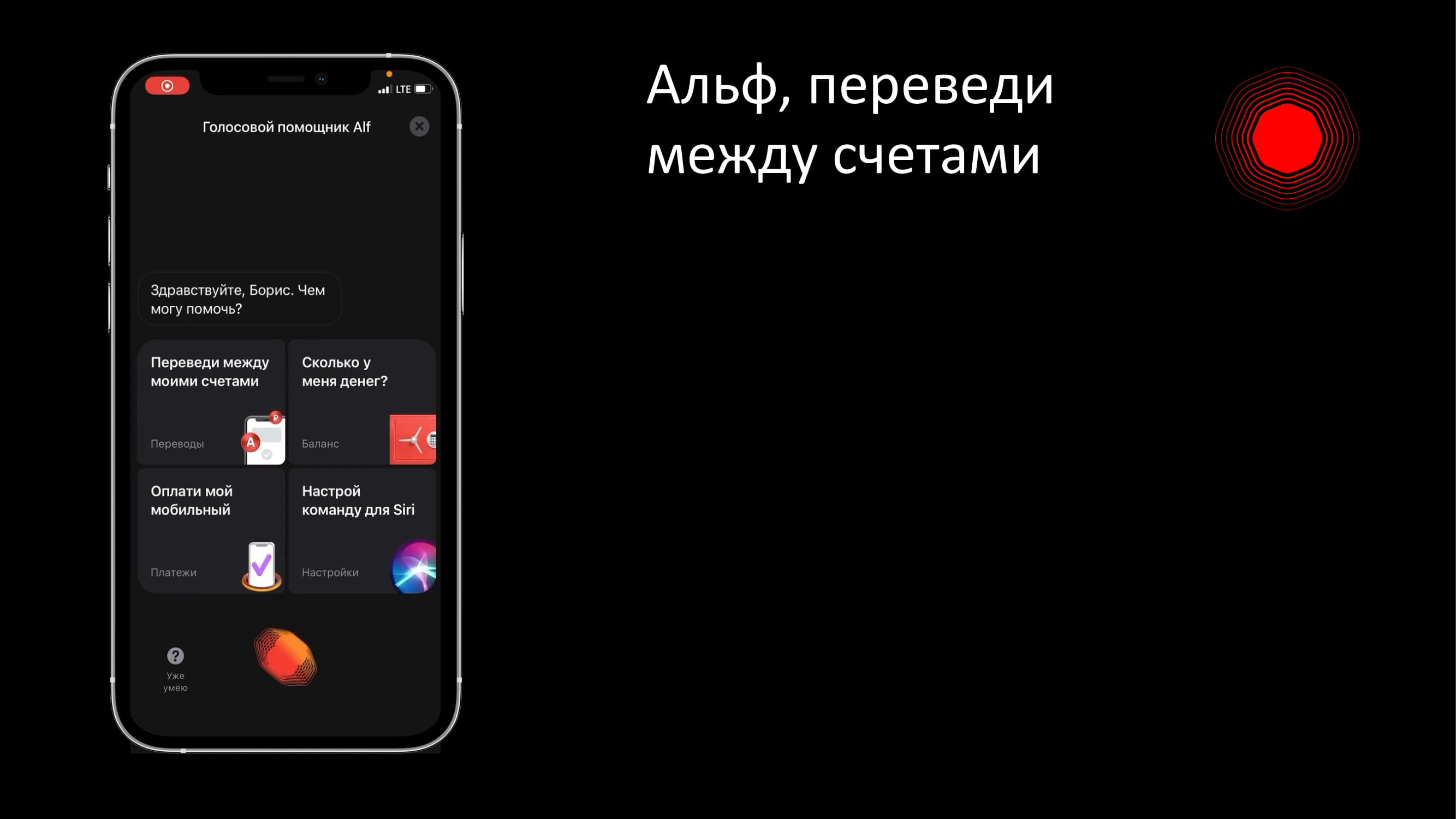 Голосовой финансовый помощник Альф - MessageGuru